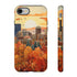 An Urban Autumn Overlook - Impact Resistant Phone Case iPhone 8 Glossy